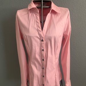 Pink Button Down from Express